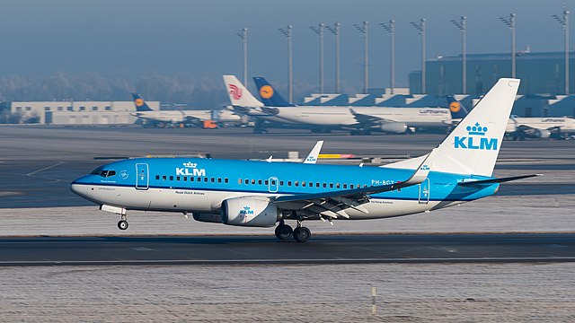 KLM (Royal Dutch Airlines) Boeing 737-7K2 (reg. PH-BGT, msn 38634) at Munich Airport (IATA: MUC; ICAO: EDDM).