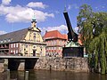 Antica gru nel porto anseatico di Luneburgo