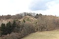 Blick von Süden auf Beilstein Berg und Burgruine