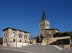 Skyline of Saint-Cyr-sur-le-Rhône