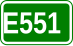 Europese weg 551