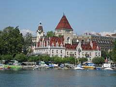 Le château d'Ouchy à Lausanne.