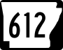 Highway 612 marker