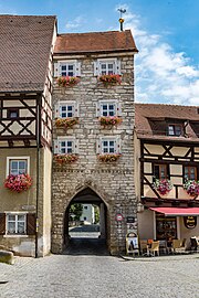 Mittleres Stadttor (city gate, from Market square)