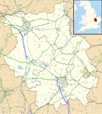 Location map Cambridgeshire