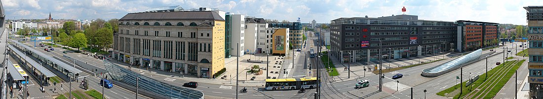 Panorama náměstí Tietz-Moritzhof