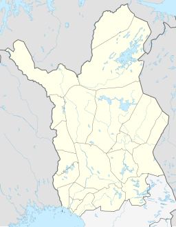 Aholas läge i Lappland