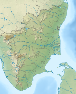 location of Muhyuddin Andavar Mosque in Tamil Nadu, India.