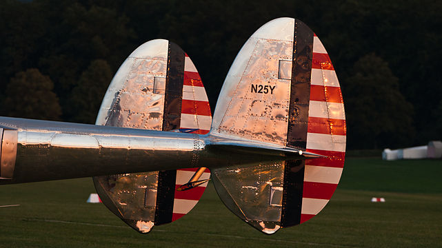 Flying Bulls Lockheed P-38L Lightning double tail.