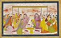 Radha celebrating Holi, c1788.