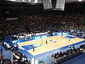 Interno del Vistalegre durante il match di Eurolega Real Madrid - Maccabi Tel Aviv