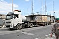 Rohblocktransport mit LKW