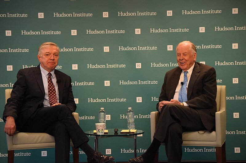 File:T. Boone Pickens discusses the impact of shale natural gas on the American economy at the Hudson Institute on 6 April 2016 - 2.jpg