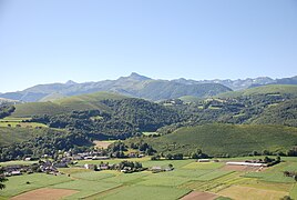 Panorama sur la chaîne depuis Récahorts