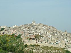 Skyline of Mussomeli