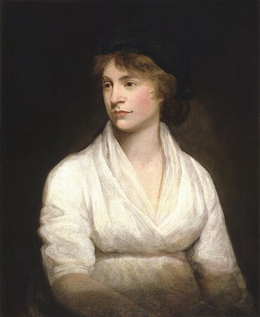 Mary Wollstonecraft, per John Opie (c. 1797)