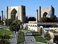 The Bibi-Khanym Mosque , Samarkand, Uzbekistan