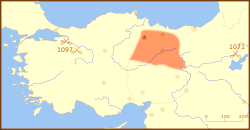 1097 yılında Danişmendliler Beyliği