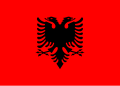 Albaniens flag