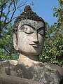 Wat Phra Kaeo, tête de Bouddha