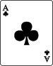 Ace of clubs