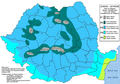 Image 85Romania map of Köppen climate classification, according with Clima României from the Administrația Națională de Meteorologie, Bucharest 2008 (from Geography of Romania)