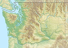 Map showing the location of Columbia Hills State Park