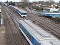 Vista aérea de la estación Merlo.