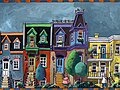 Plateau Mont-Royal (acrylique)