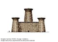 Reconstruction of a Nuraghe from 1600 B.C.