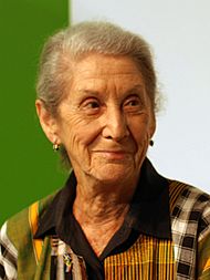 Nadine Gordimer en la Feria del Libro de Gotemburgo 2010