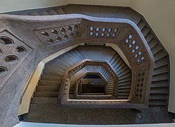 Escalier à Wilhelmspost de Bamberg. .