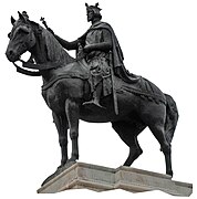 Estatua ecuestre de Fernando III el Santo en Sevilla, de Joaquín Bilbao.