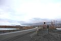 Il vecchio ponte sul fiume Knik a sud di Plamer