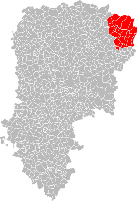 Localisation de Communauté de communesdes Trois Rivières