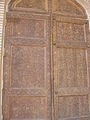 Porte en bois sculpté, Tachkent.