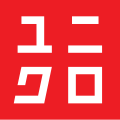 Uniqlo-logo på japansk