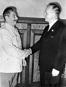 Stalin eta von Ribbentrop 1939an