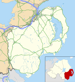 Saintfield is located in County Down