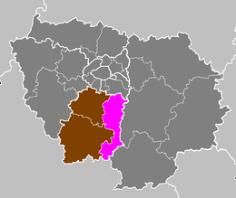 Arrondissement di Évry – Localizzazione