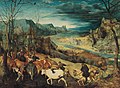 The Return of the Herd Pieter Brueghel den eldre (1565) Kunsthistorisches Museum