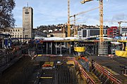 Die Baustelle im Januar 2020