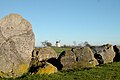 Dybbøl mølle og betongrester av et dansk kruttlager fra 1864