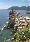 Der Ort Vernazza in den "Cinque Terre"