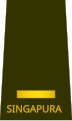 Second lieutenant (Singapore Army)[37]