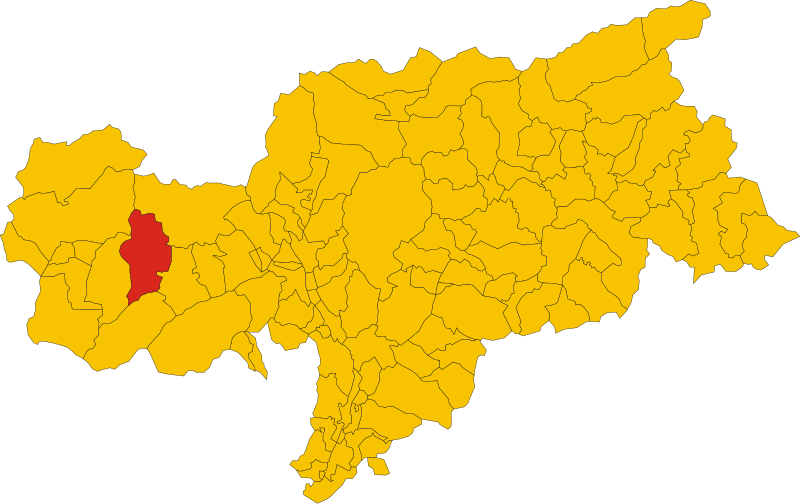 File:Map of comune of Silandro (autonomous province of Bolzano, region Trentino-Alto Adige-Südtirol, Italy).svg