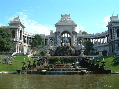 Palais Longchamp, cascade