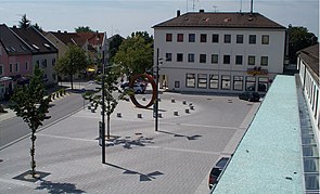 Empfangsgebäude, Straßenseite (2008)