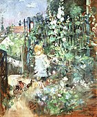 Child among the Hollyhocks, 1881, Wallraf-Richartz Museum