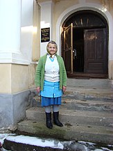 Curatorul bisericii evanghelice din Zagăr: Katarina Wagner